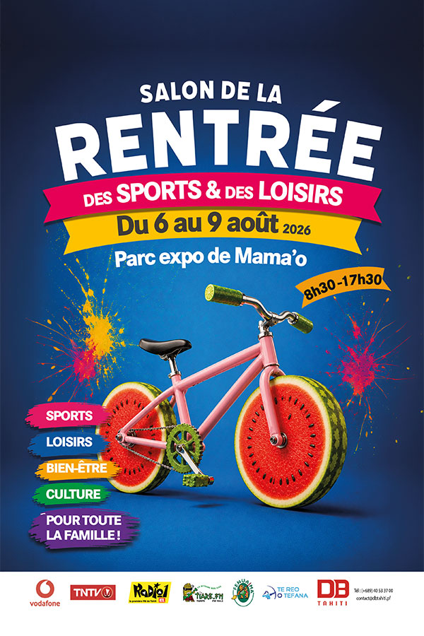 Affiche Salon de la Rentrée des Sports et Loisirs DB Tahiti